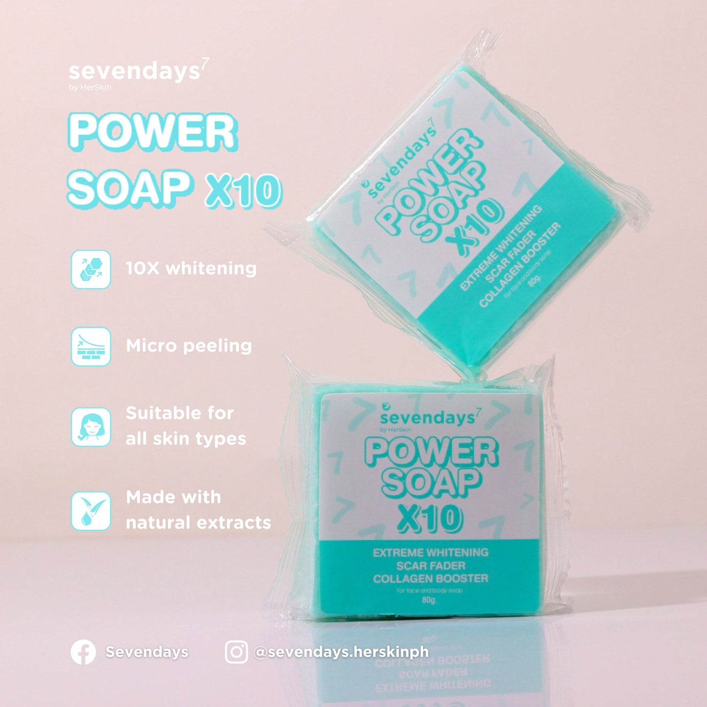Her Skin Sevendays Power Soap x10