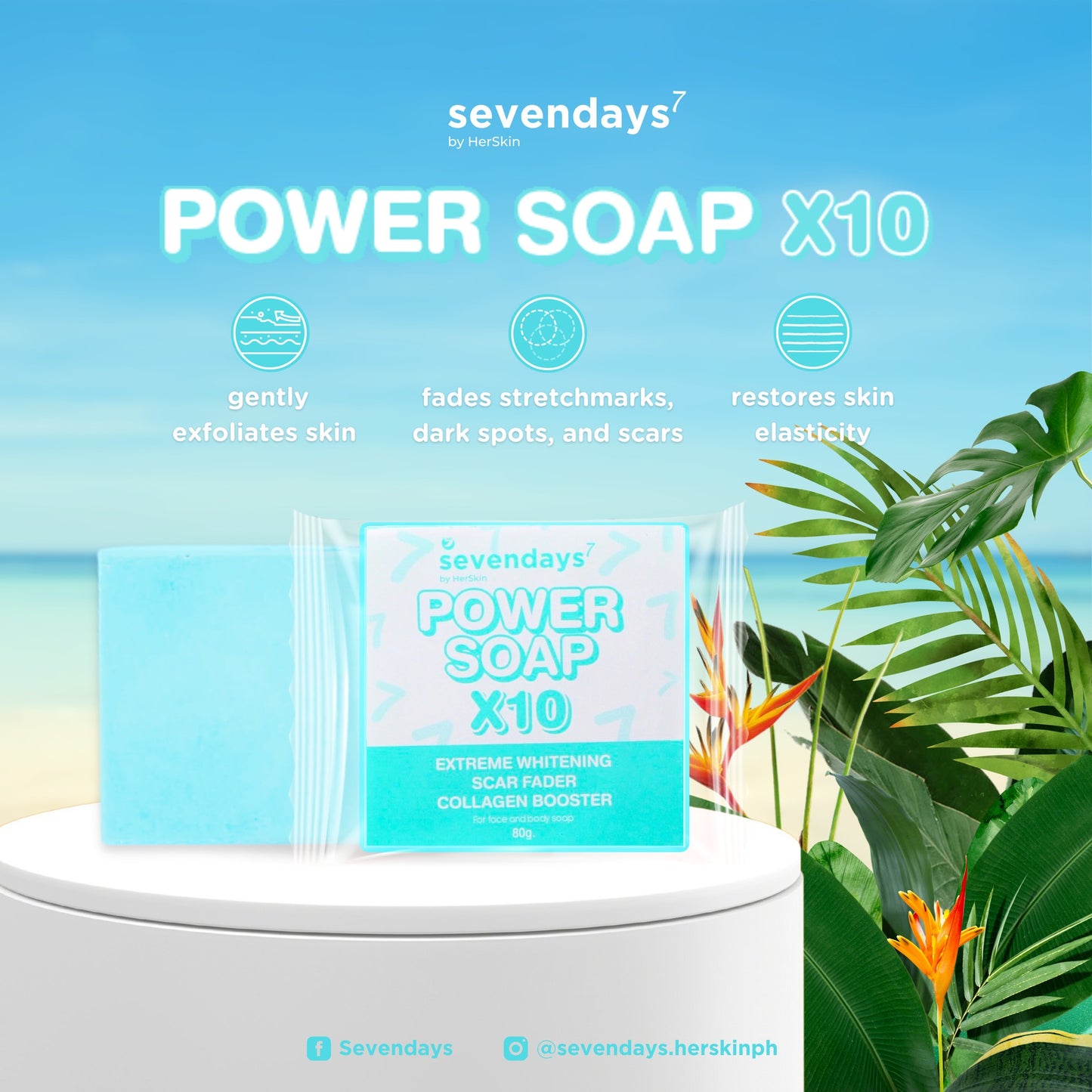 Her Skin Sevendays Power Soap x10