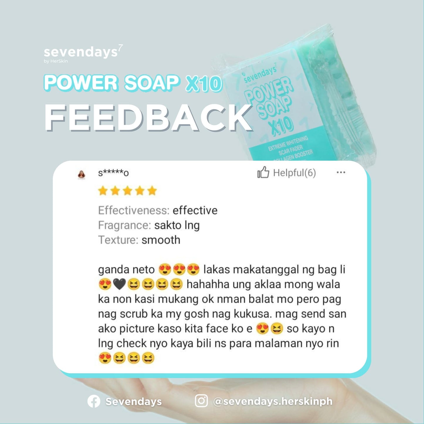 Her Skin Sevendays Power Soap x10