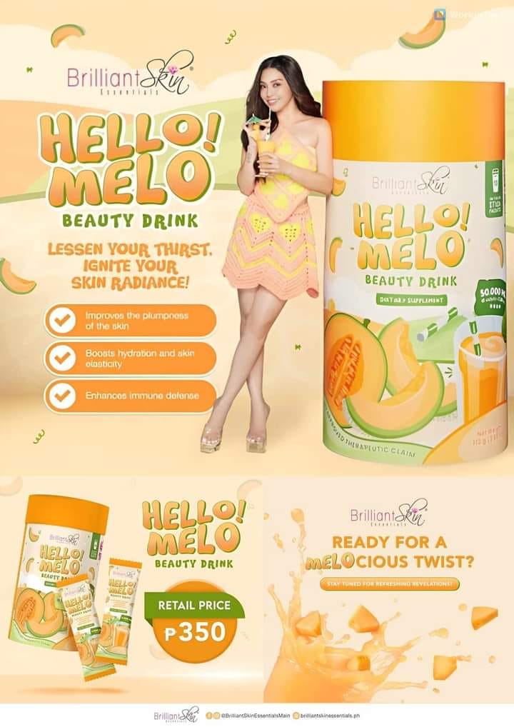 Brilliant Skin Hello Melo Beauty Drink 10 Sachets