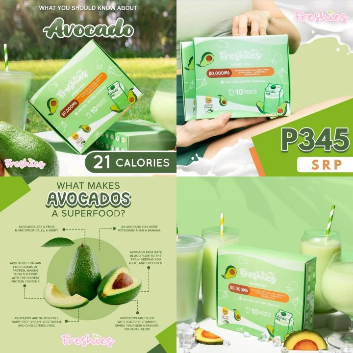 Freshies Avocado Milk Collagen Drink