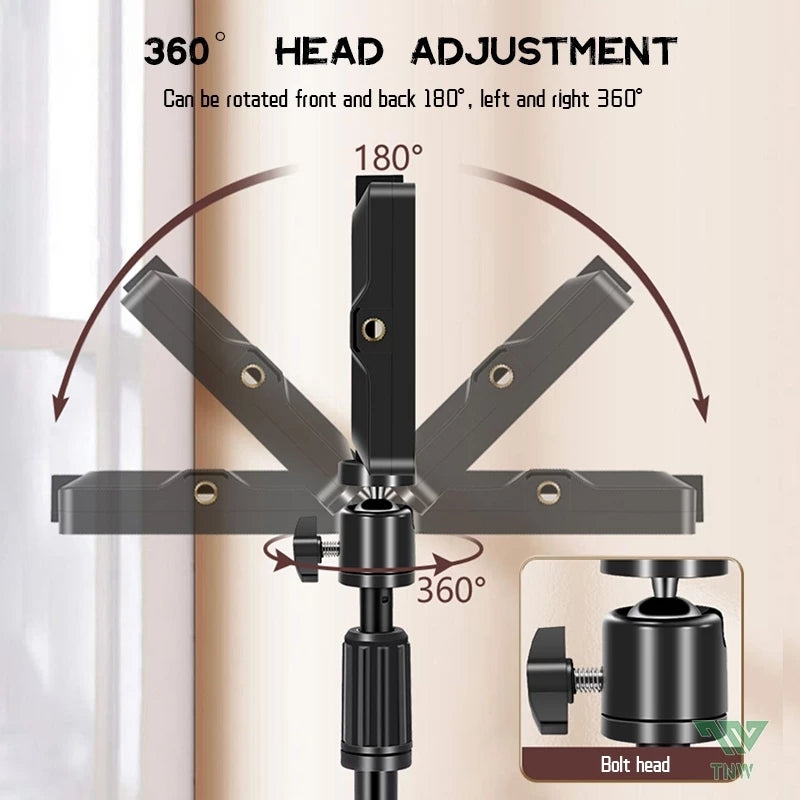 8inch USB Light LED Tripod Fill Lights Phone Stand For Vlogging Video Live Photography