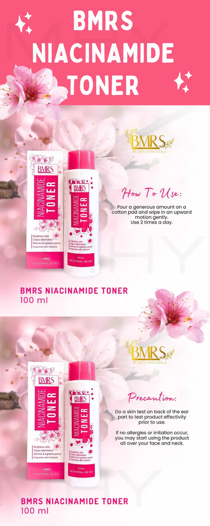 ORIGINAL BMRS NIACINAMIDE TONER + FREE NIACINAMIDE SOAP