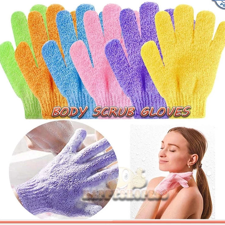 2PCS Exfoliation Body Bath Gloves Hand Scrub Bath and Body panghilod body care