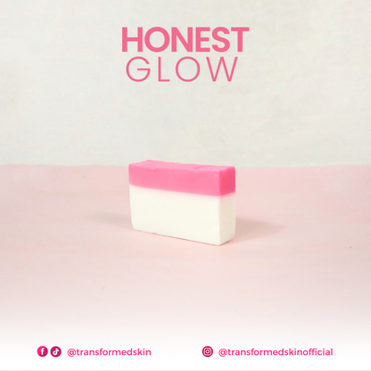 Honest Glow Glass Skin Face & Body Soap Infused With Centella Asiatica