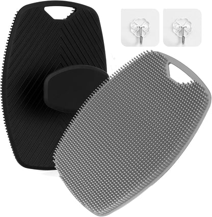 Silicone Body Scrubber Deep Cleaning Skin Massage Shower Brush Exfoliating Bath Brush
