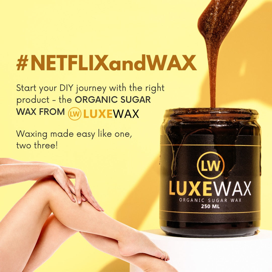 LUXEWAX SUGAR WAX HAIR REMOVAL KIT