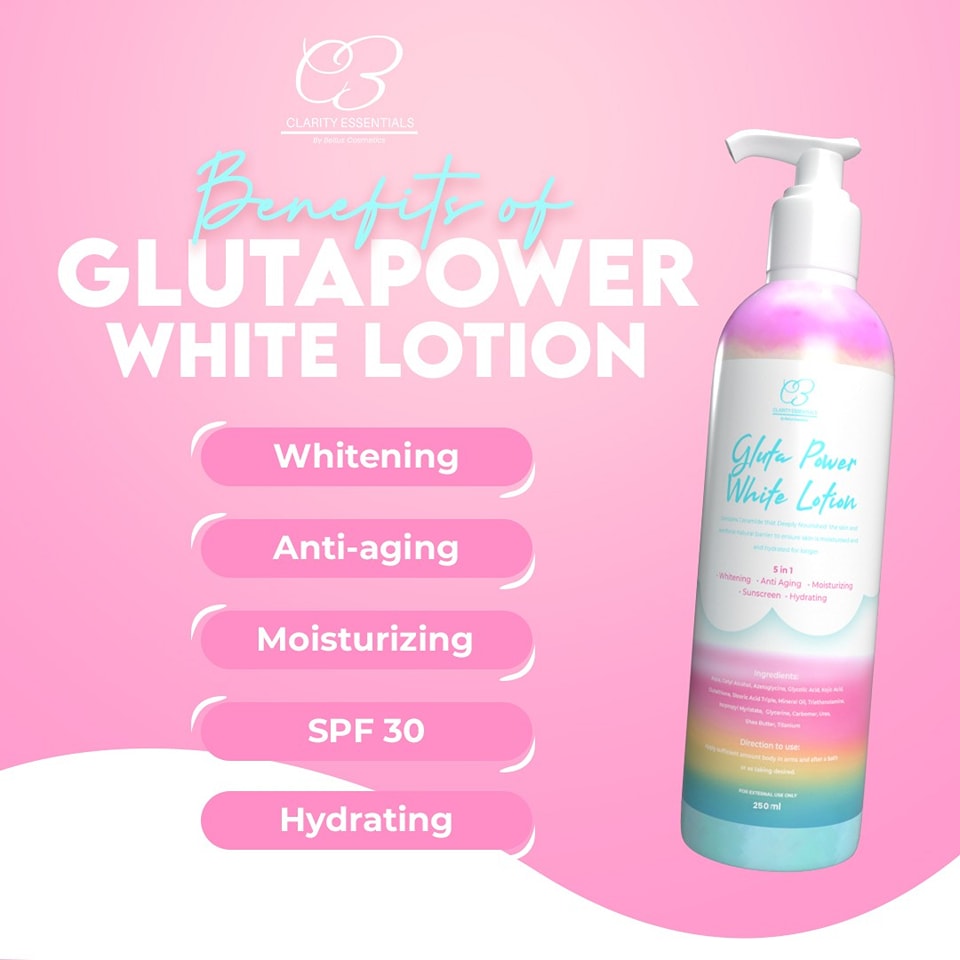 CLARITY ESSENTIALS - GLUTA POWER WHITE LOTION