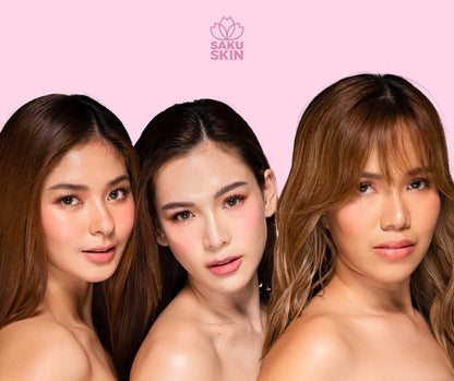 SAKU SKIN BY BLOOM PROJECT Every Single Day Sunscreen | Re Fresh Protect Mist LOISA, CIELO & JACKIE