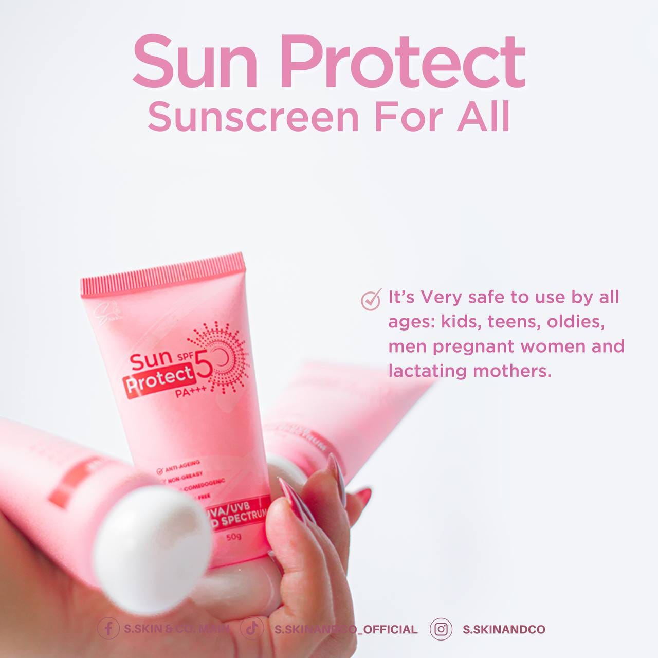 SSKIN & CO SUN PROTECT SPF 50 PA+++