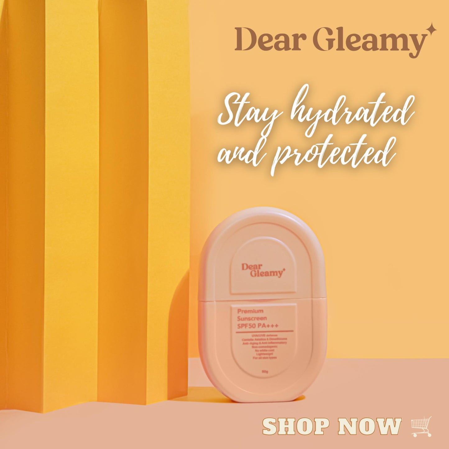 Dear Gleamy Premium Sunscreen SPF 50