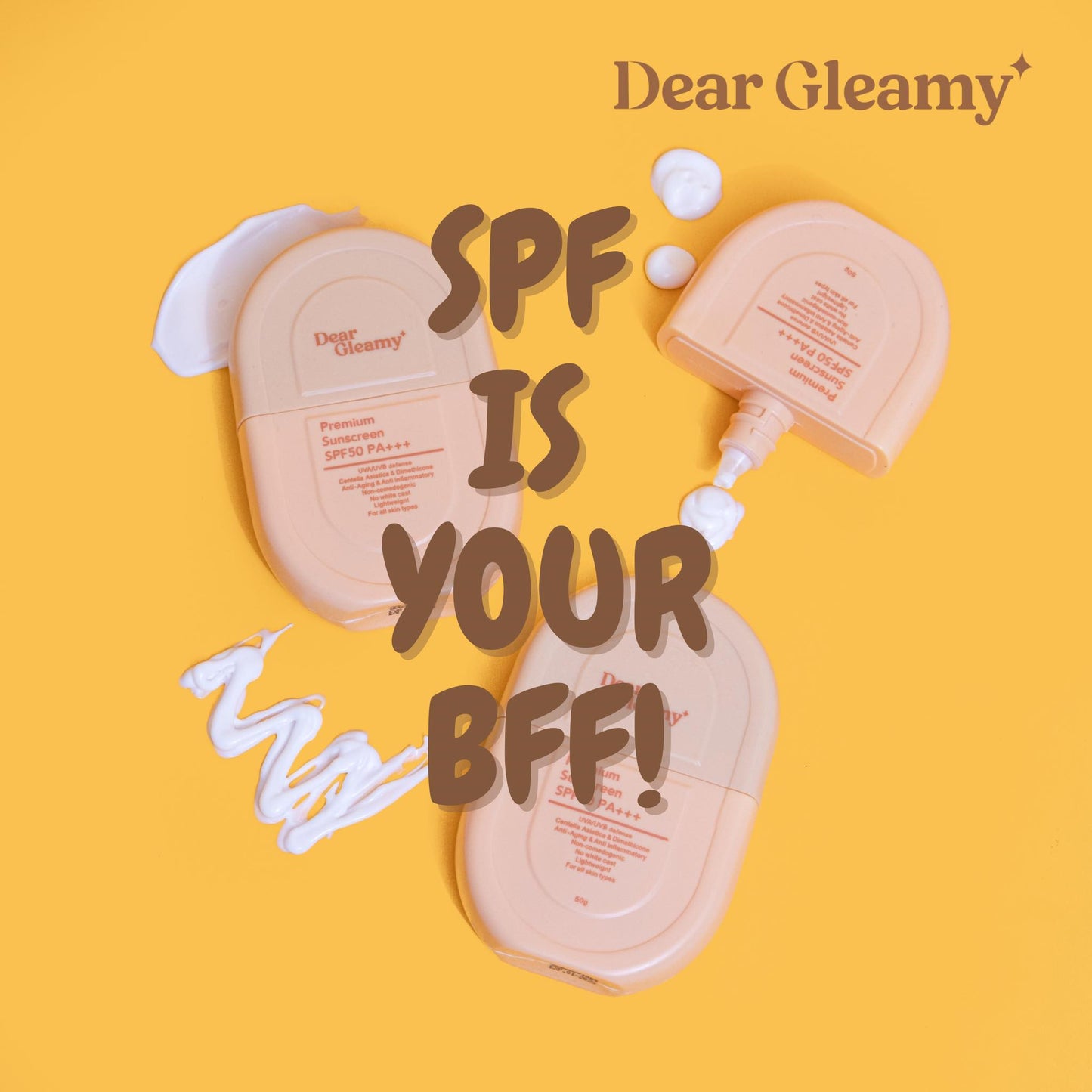 Dear Gleamy Premium Sunscreen SPF 50