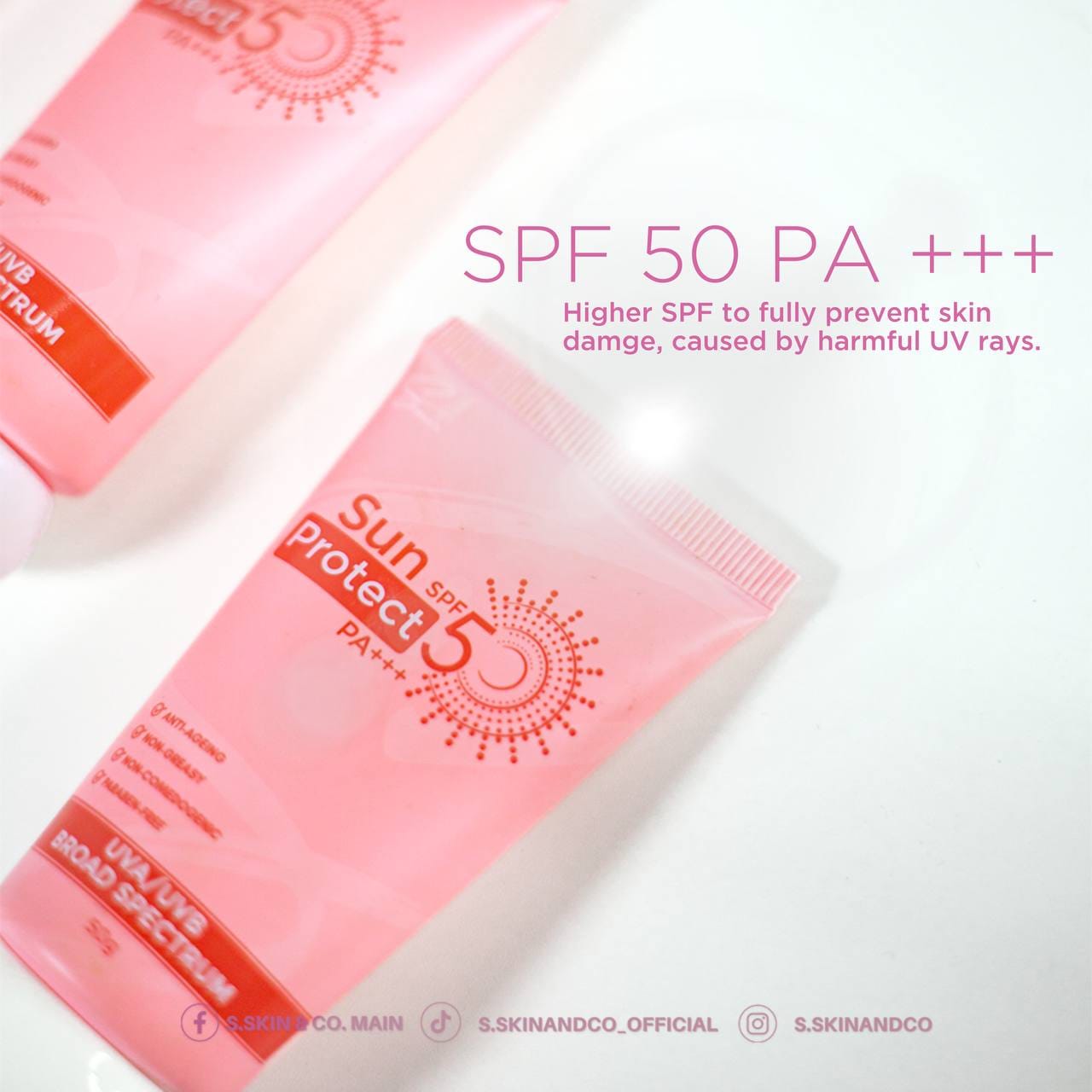 SSKIN & CO SUN PROTECT SPF 50 PA+++