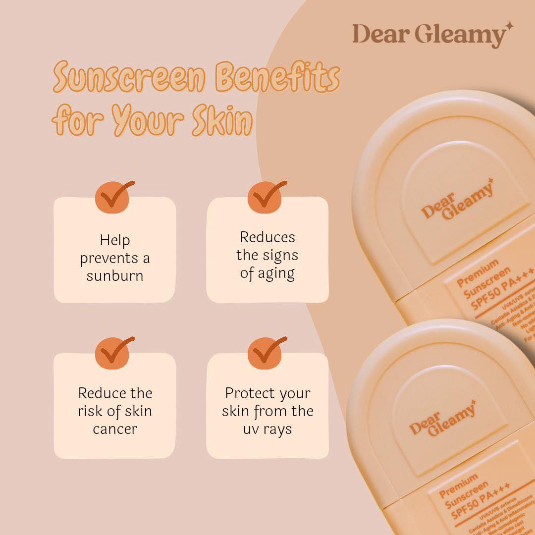 Dear Gleamy Premium Sunscreen SPF 50