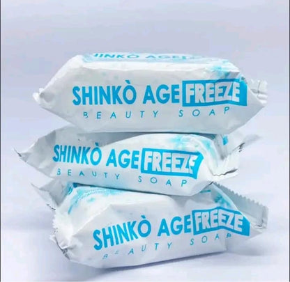 SHINKO AGE FREEZE WHITENING SOAP / KEIDOSHIN MILD SOAP