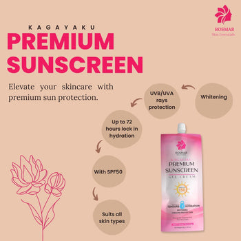 ROSMAR PREMIUM SUNSCREEN GEL CREAM SPF 50