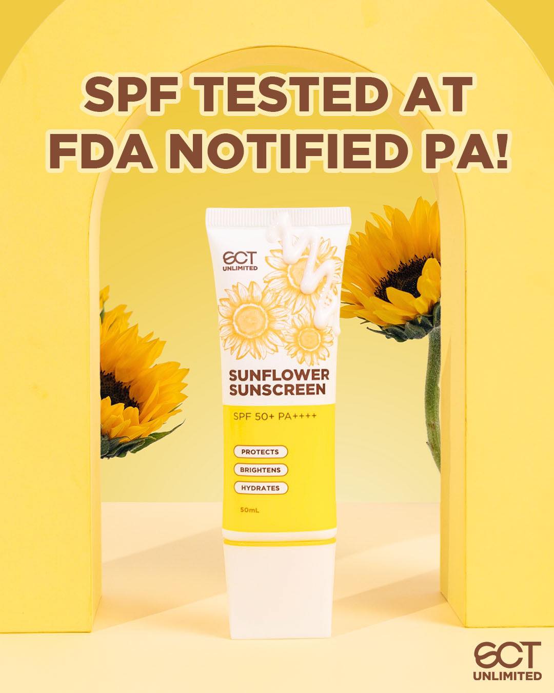 SCT Unlimited Sunflower Sunscreen SPF 50+ PA++++