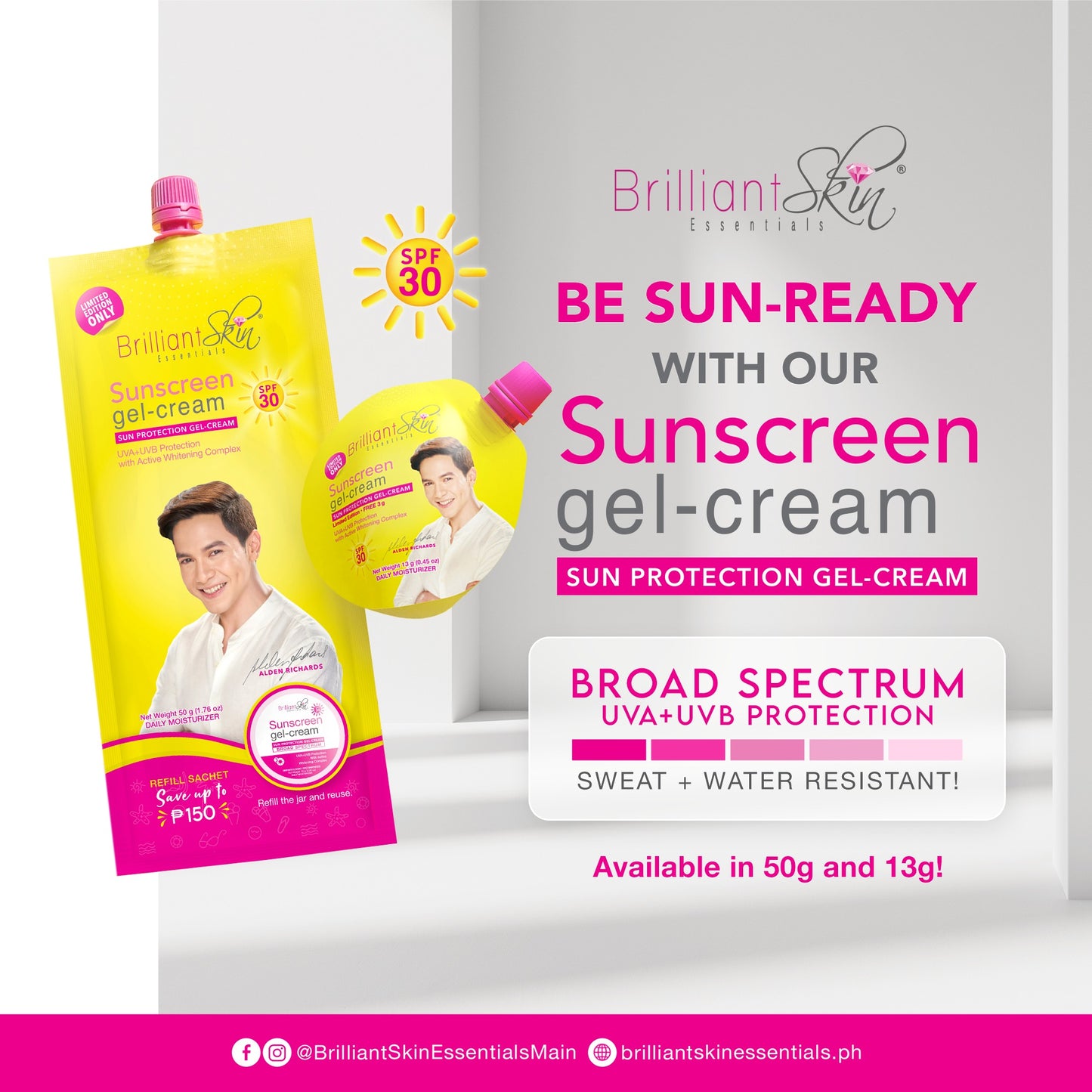 Brilliant Skin Essentials - Sunscreen Gel Cream 13g