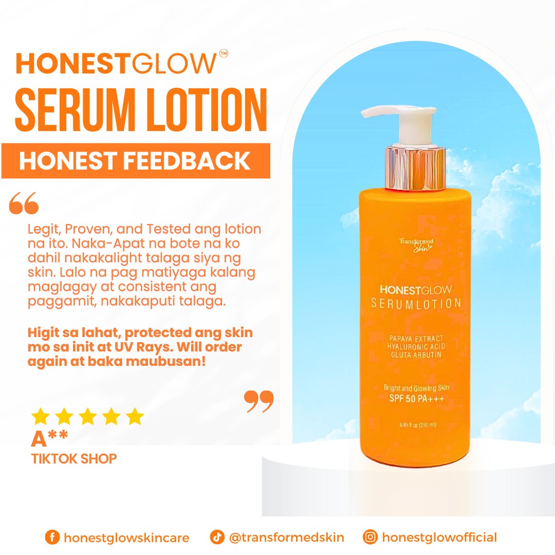 Honest Glow Serum Lotion