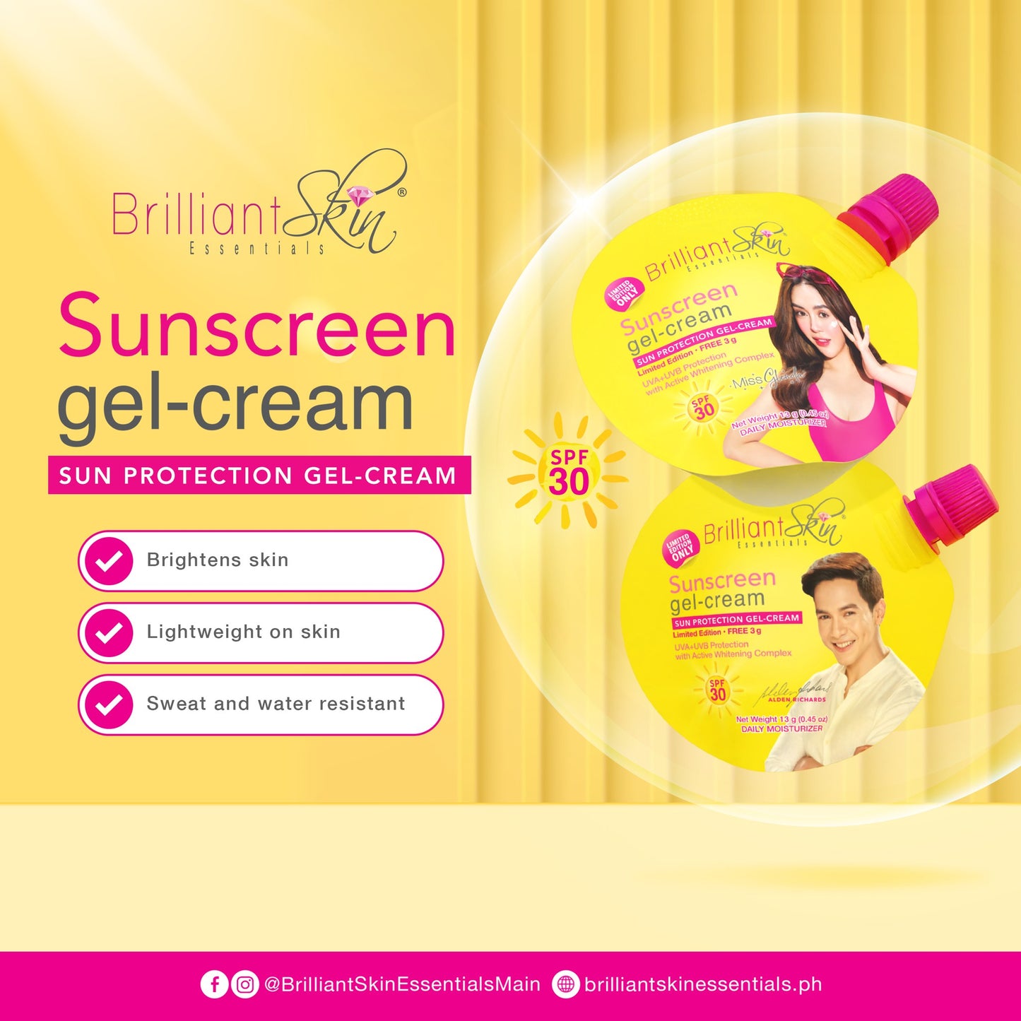 Brilliant Skin Essentials - Sunscreen Gel Cream 13g