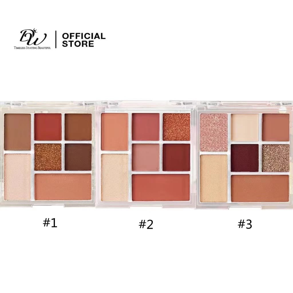 DW Cosmetics - 7 Shades Eyeshadow Palette