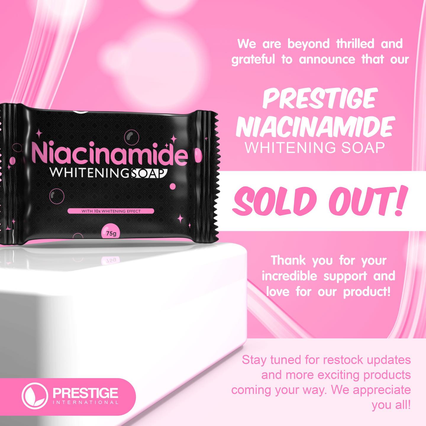 Trending Now! Prestige Niacinamide Soap