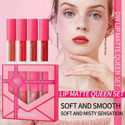 DW Cosmetics - LIP MATTE QUEEN 4in1 Set