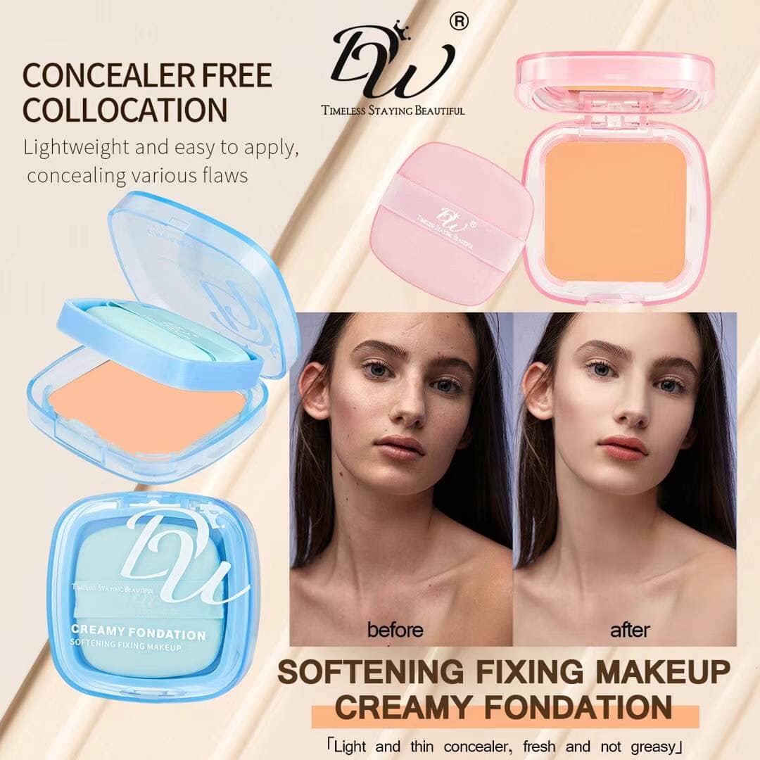 DW Cosmetics - Creamy Foundation | Oil Control | Natural Concealer | Available in 4 shades