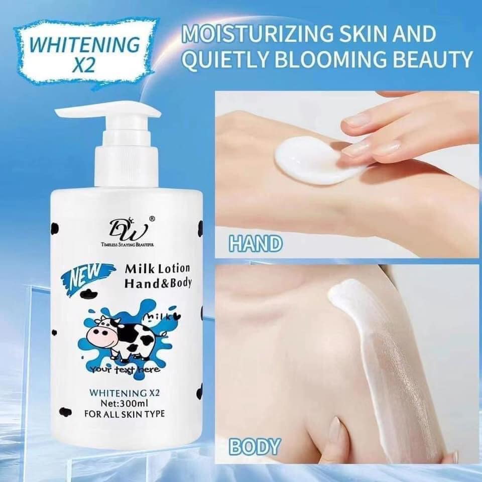 DW Cosmetics - Hand and Body Lotion | Improves Skin Texture, Whitening, Moisturizing, Skin Repair