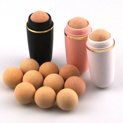 Volcanic Stone Oil Remover Women Face T-zone Oil Removing Rolling Stick Ball