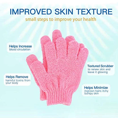 2PCS Exfoliation Body Bath Gloves Hand Scrub Bath and Body panghilod body care