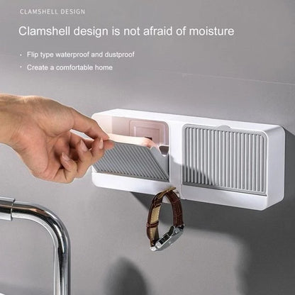Double Grids Soap Draining Rack Bathroom Soap Holder