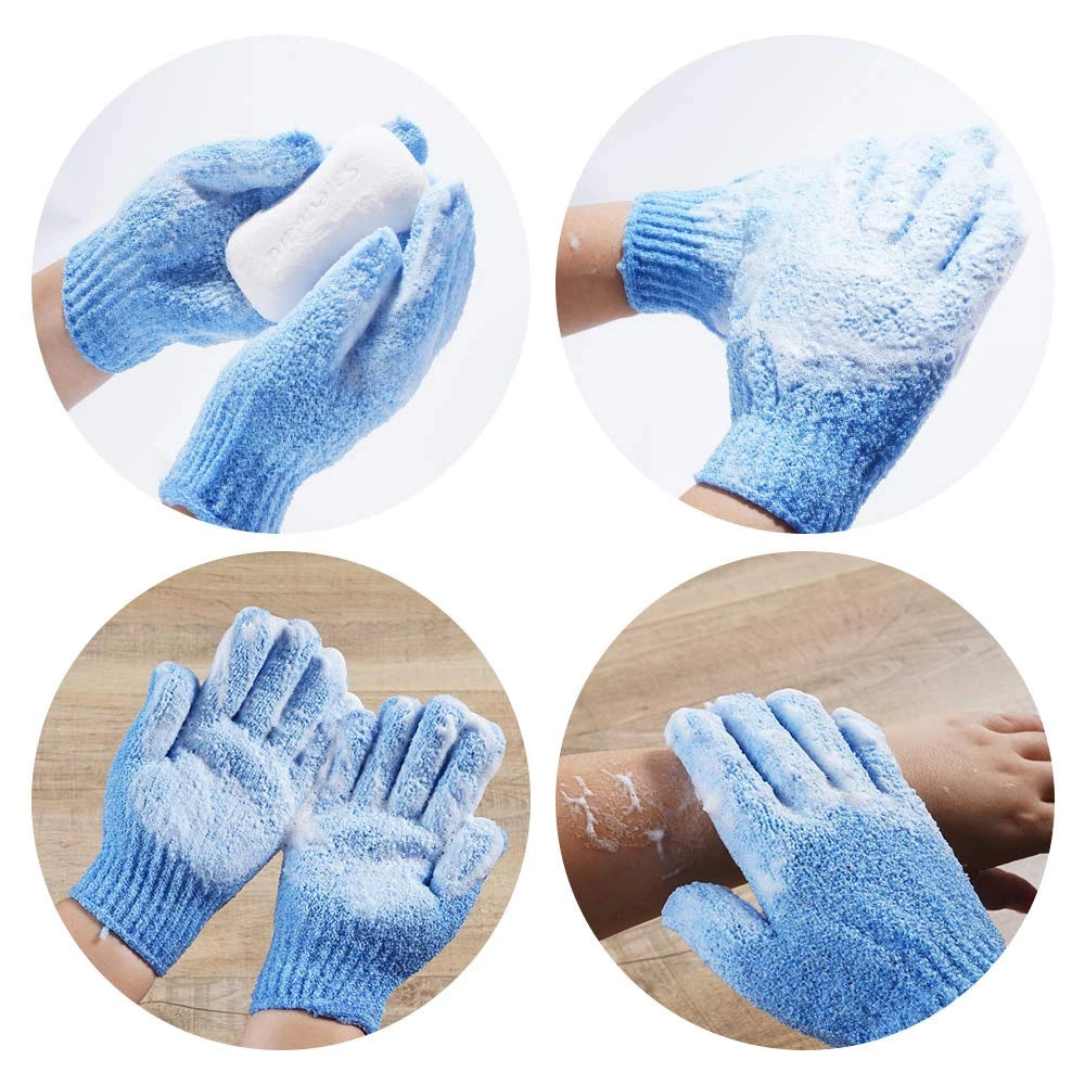 2PCS Exfoliation Body Bath Gloves Hand Scrub Bath and Body panghilod body care