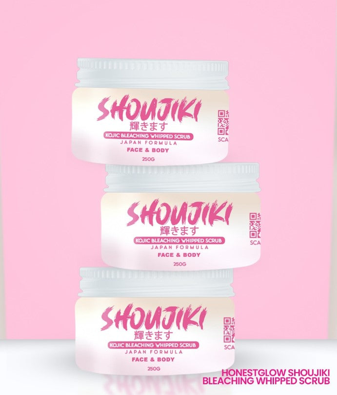 Honest Glow Shoujiki Kojic Bleaching Whipped Scrub FOR  Face and Body