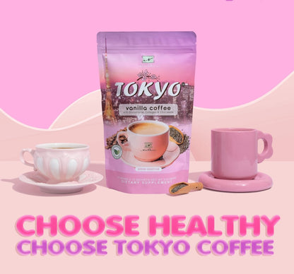 Namiroseus TOKYO Vanilla Coffee with Glutathione, Collagen, and Chia Seeds 10 sachets