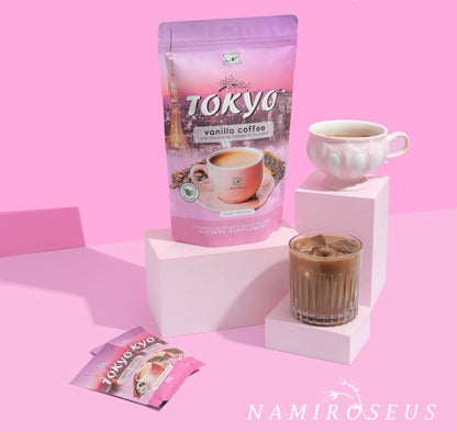 Namiroseus TOKYO Vanilla Coffee with Glutathione, Collagen, and Chia Seeds 10 sachets