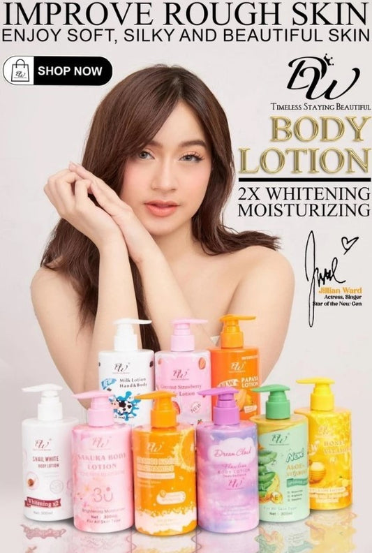 DW Cosmetics - Hand and Body Lotion | Improves Skin Texture, Whitening, Moisturizing, Skin Repair