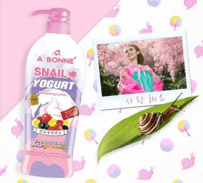 A Bonné Snail Yogurt Whitening Lotion | 500mL