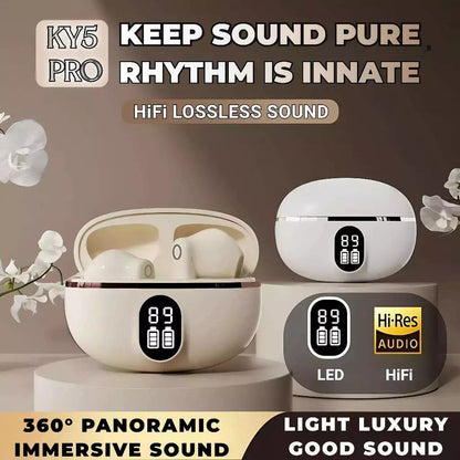 KY5 Mini Earbuds TWS Bluetooth Wireless Earphones Hifi Noise Cancellation Headphone With Mic