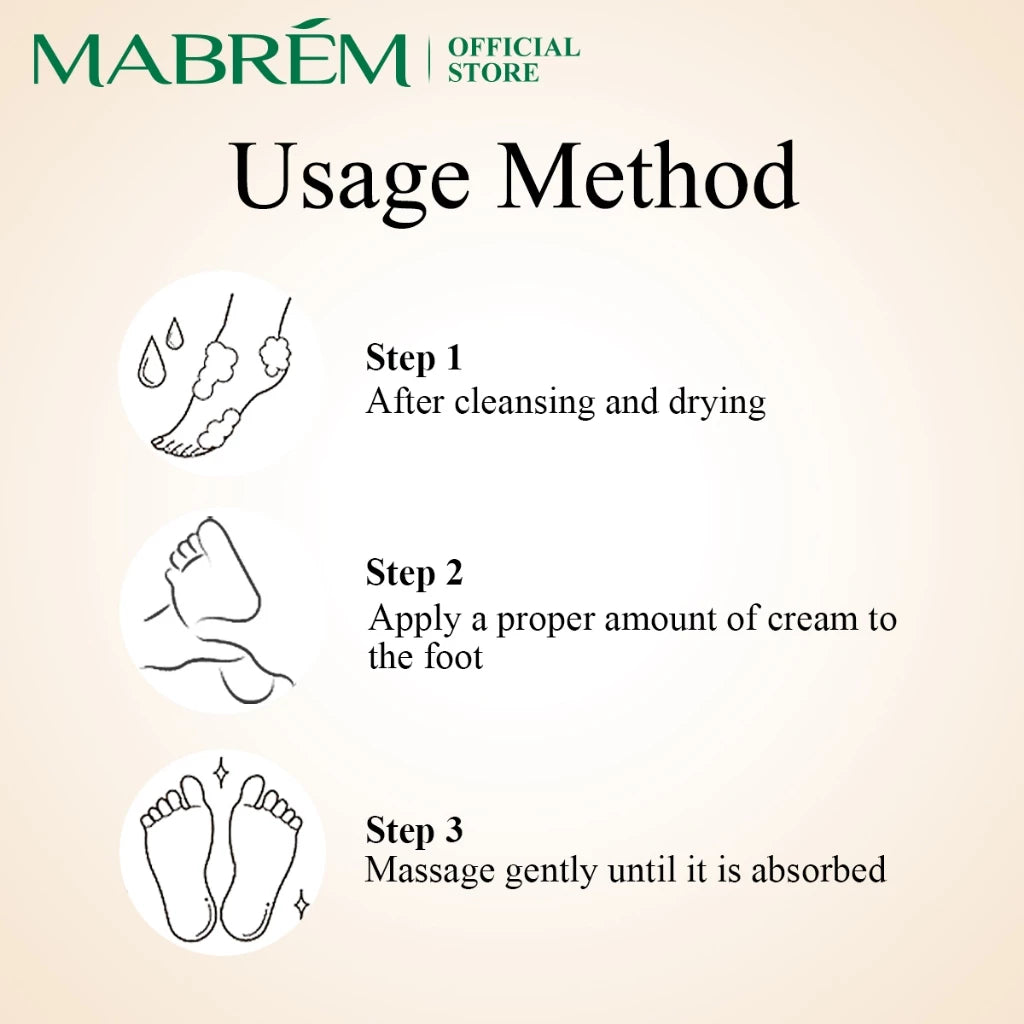 MABREM【FDA】Calendula Foot Cream Heel Crack Repair Cream Specially Treats Cracked Heels, Dry, Hard Skin, and Peeling on the Soles
