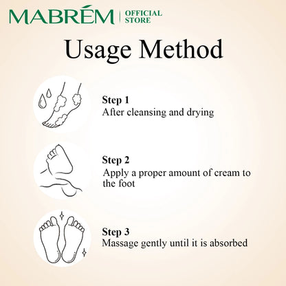MABREM【FDA】Calendula Foot Cream Heel Crack Repair Cream Specially Treats Cracked Heels, Dry, Hard Skin, and Peeling on the Soles