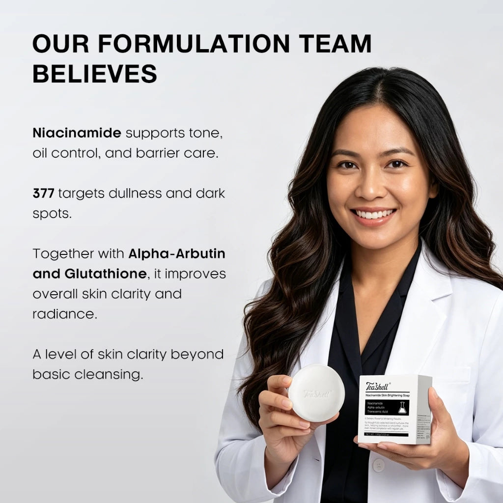 Teashell Niacinamide Skin Brightening Soap