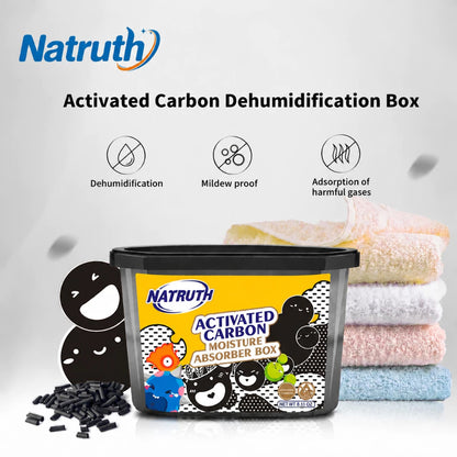 500ML Dehumidifier Moisture Absorber | Removes Odor Deodorizer Charcoal | Odor Remover Air Purifying