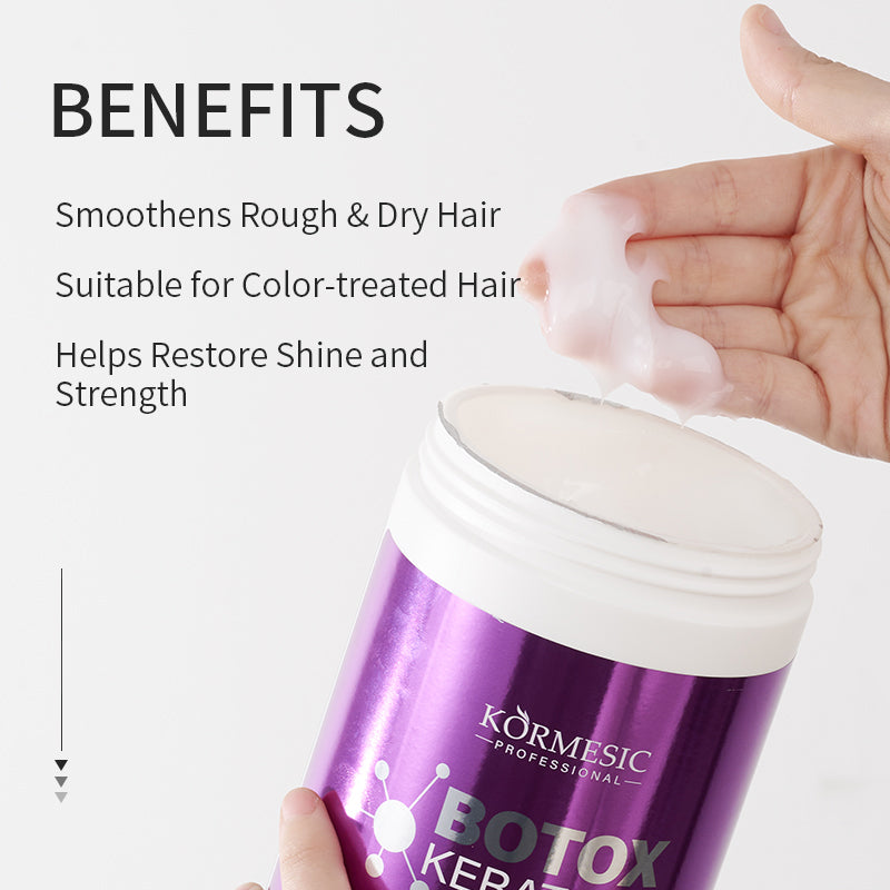 KORMESIC 350g Hair Care Botox Keratin Protein Treatment Smoothing and Repairing Botox Keratin Nourishing Repair Hair Mask