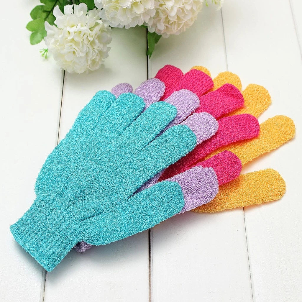 2PCS Exfoliation Body Bath Gloves Hand Scrub Bath and Body panghilod body care