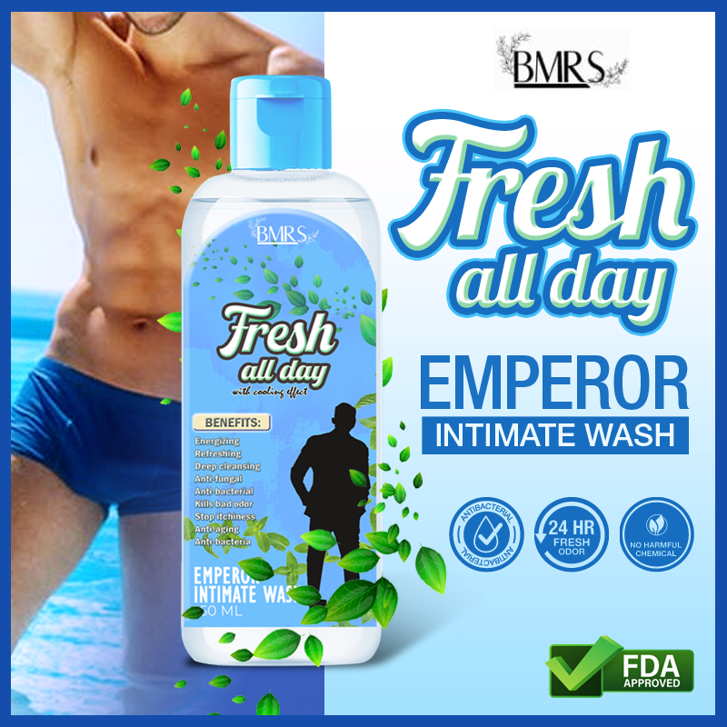 Original Bmrs Fresh All Day Emperor Intimate MASCULINE Wash 150Ml (For Men)