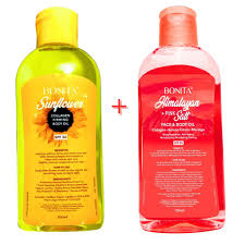 Bonita Himalayan Pink Salt Face and Body Oil with SPF 30, Korean Citron, Collagen, Moringa | Organic