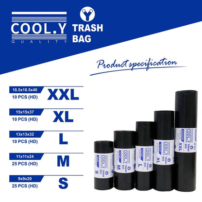 Biodegradable Trash / Garbage Bag Small / Medium / Large / XL / 2XL / 3XL per Roll