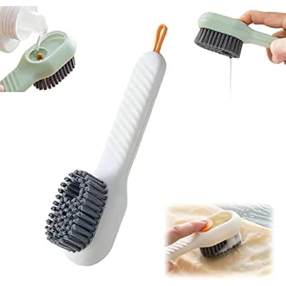 Multifunctional Liquid Shoe Brush Cleaners Soap Dispenser Cleaning Brush for Footwear