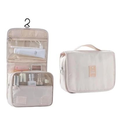 Toiletry Bag Hanging Travel Organizer Transparent Cosmetic Bag and Detachable Makeup Pouch